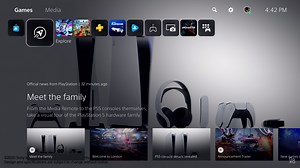 PS5's UI is a clean and functionally-layered evolution over the PS4