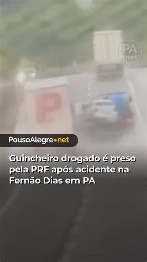 PousoAlegre.net | Guincheiro drogado é preso pela PRF após acidente na Fernão Dias em Pouso Alegre A matéria completa está no link nos STORIES:... | Instagram