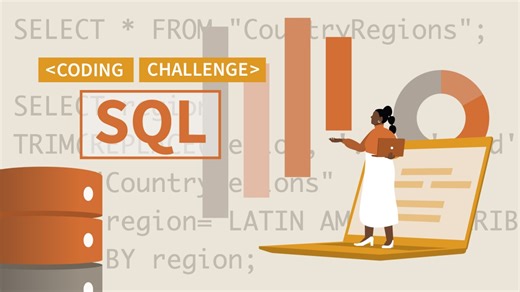 Up for a code challenge? - SQL Video Tutorial | LinkedIn Learning, formerly Lynda.com