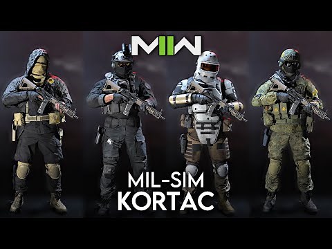Every Kortac Mil-Sim Operator Skin - Call of Duty Modern Warfare 2/Warzone