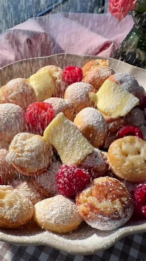 Have you made poffertjes before?! They’re little puffed up Dutch pancakes made with a yeasted dough and they’re so easy. You can make without yeast too though, it’s all on my website! Google ‘poffertjes desert island dishes’ and they’ll come up. 💛 Easy pancakes Pancake ideas Shrove Tuesday Pancake day