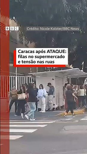 Tensão em Caracas: moradores da capital da Venezuela fazem filas para comida após ataque dos EUA