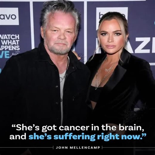 HollyAtrWord on Instagram: "💔 John Mellencamp Shares Heartbreaking Update on Daughter Teddi Mellencamp’s Stage 4 Cancer Battle Music legend John Mellencamp, 74, is opening up about the painful reality his daughter Teddi Mellencamp is facing as she continues her fight against Stage 4 melanoma. On The Joe Rogan Experience, John revealed that Teddi is now battling cancer in her brain and is “really sick,” adding, 👉 “It’s not f—ing fun. She’s suffering right now.” Teddi, 44, was first diagnosed wi