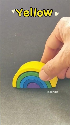 Colors of the rainbow 🌈 Kids learning colors challenge #forkids #learning #educational #preschool