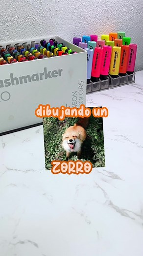 Tutorial de dibujo: Zorro naranja paso a paso