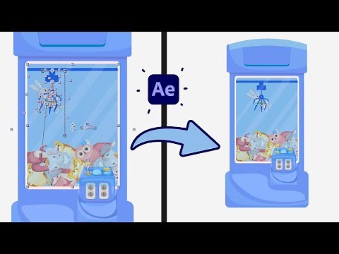 Arcade Claw Machine Animation in After Effects Tutorials | ARM RIG with DUIK BASSEL