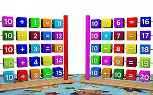 学习 10 的加法 | 1 到 10 的加法 | 儿童英语