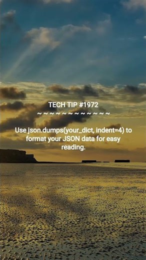 Pretty-Print JSON in Python #8138 | 2026-01-09 | #Shorts #productivityhacks #programmingtips