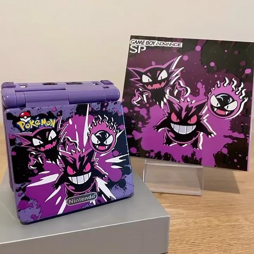 Modding the Ultimate GameBoy Advance SP Gengar Shell IPS Screen