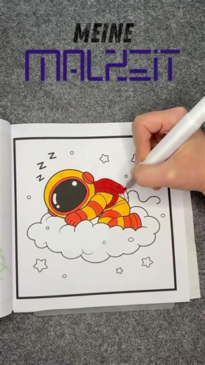 Das Weltall zum Ausmalen. #shorts