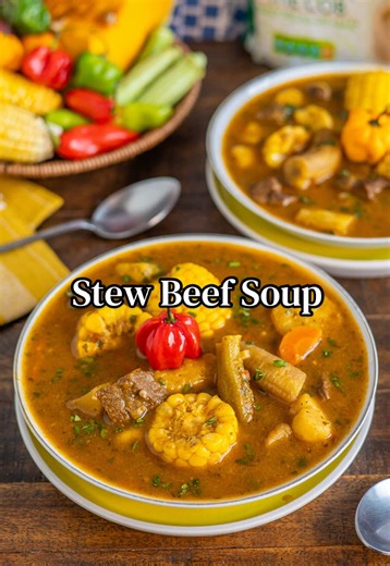 Stew Beef Soup Recipe with Local Ingredients