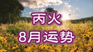丙火日元，8月运势、好运全知道