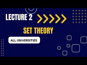 lec. 2 set theory | sets representation n types of sets.