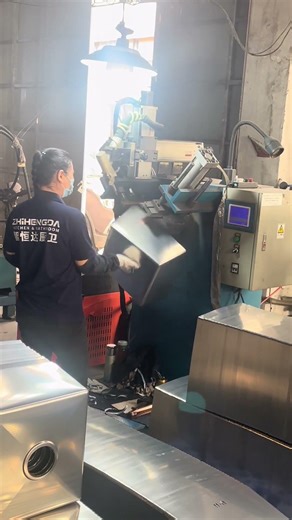 Today, I will reveal the whole process of sink from raw materials to finished products. #sink