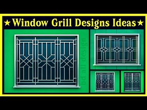 Best 40 Modern Steel Window Grill Designs | Window Grill Design For House