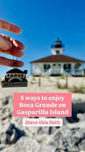 MY BOCA GRANDE GUIDE ⤵️ Boca Grande takes a little extra effort to reach at the southern tip of #GasparillaIsland, but that’s part of what makes it special 😍 @visitfortmyers #ad Here’s how to make the most of your getaway 🌴 1️⃣ Rent from Gasparilla Adventures and cruise the six-mile Boca Grande Rail-Trail that runs right through the heart of the island by bike or golf cart 🚲 2️⃣ There are no chain restaurants here! Start with coffee and breakfast at Bella Vida Boca Grande, treat yourself at T