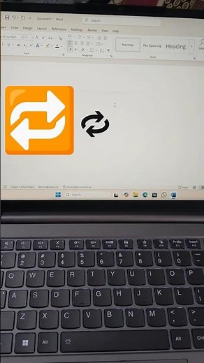 How to Insert🔁 Repeat Button Symbol in MS Word | Easy Shortcut 🔁 #Shorts