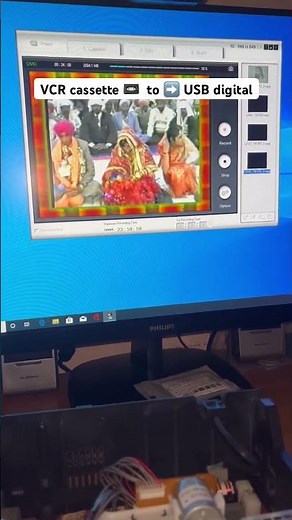 VCR VHS cassette 📼 to USB digital