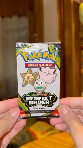 Pokemon TCG Mega Evolution Perfect Order Booster Pack!