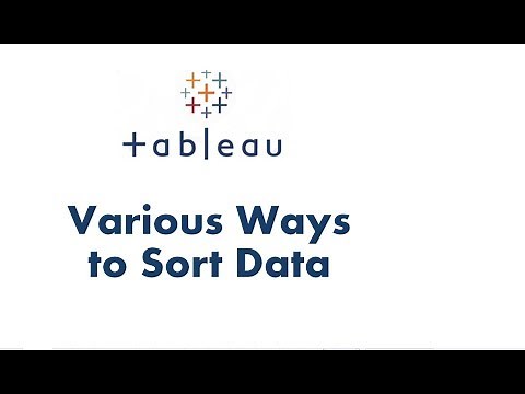 Tableau Tutorial 45 | Different ways of sorting data in tableau
