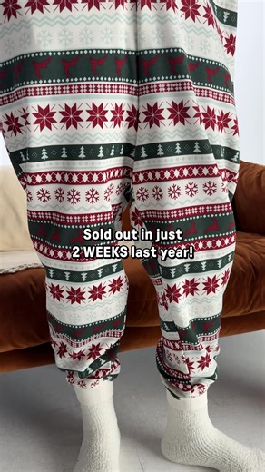 Our holiday onesies sell out every year - and they’re already going fast! Don’t miss out on the chance to get yours with this limited time introductory offer! 🏃‍♀️💨 | Fabletics