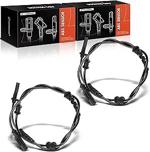 A-Premium ABS Wheel Speed Sensors Compatible with Ram ProMaster 2500 2014-2017, ProMaster 3500 2014-2017, 3.0L 3.6L, Rear Driver and Passenger Side 2-PC Set