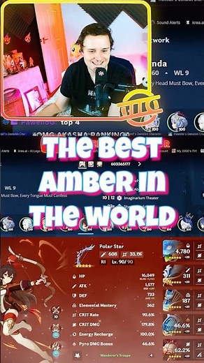 World’s Strongest Amber?! Level 100 C6 Triple Crown Amber in Genshin Impact