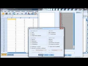 Average Correlation - SPSS