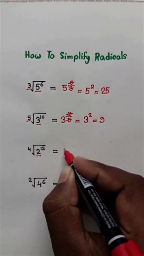 Simplifying Radicals...kindly sub 🙏 #maths #news #mathstricks #education #shorts #learning