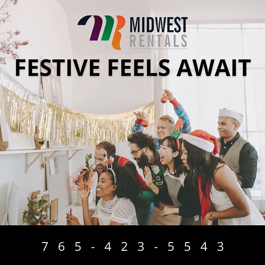 As the festive season approaches, our holiday party rentals offer a range of décor and equipment to bring the spirit of the season to your event. Call us for more information. | Midwest Rentals, Inc.
