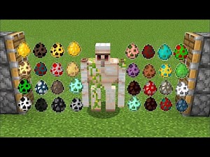 all minecraft spawn eggs + iron golem + all twilight forest eggs = ???