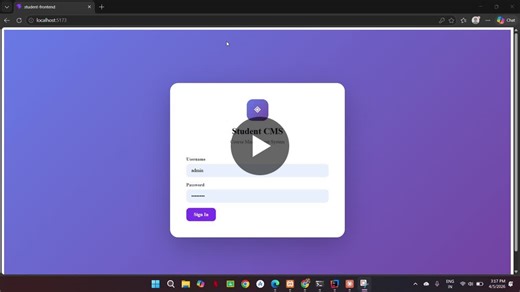 #java #springboot #react #fullstack #springsecurity #mysql #webdevelopment #opensource #100daysofcode #linkedintech #studentproject #github | Palak Modi