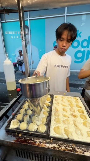 55K views · 601 reactions | Philippines Street Food Grilled Octopus Balls!!! | Street food girl | Facebook