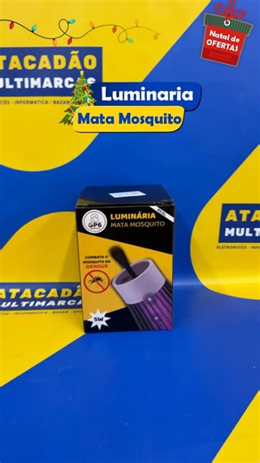 Atacadão Multimarcas on Instagram: "💡🦟 LUMINÁRIA MATA MOSQUITO – PROTEÇÃO E CONFORTO! A luminária mata mosquito ajuda a manter o ambiente mais tranquilo, atraindo e eliminando insetos de forma prática e silenciosa ✨ Ideal pra casa, quartos e áreas internas. Mais conforto pra sua rotina! 📌 Preços válidos até 28/12/2025 💥 Aproveite: toda a loja em 6x sem juros ⏰ Promoção válida até 31/12/2025 — não deixa pra depois! 🏃‍♂️💨 #bh #contagem #achadinhos #luminariamatamosquito"