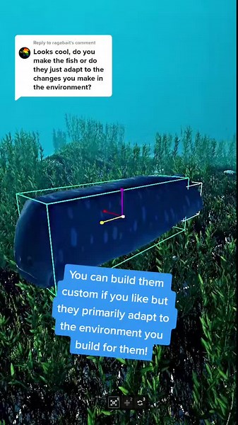 Replying to @ragebait #indiegame #gamedev #simulation #marinebiotok