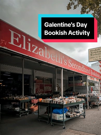 Here's a cheap and fun bookish Galentine's day activity for romance readers. @Emily and I spent over an hour here yesterday and had so much fun! #bookishgalentines #usedbookstore #fremantle #bookishactivities