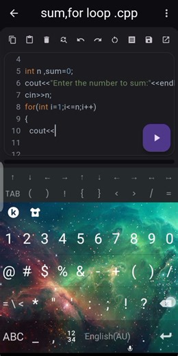 how to sum number with loop(for)#study supporter iman#for loop#coding is fun