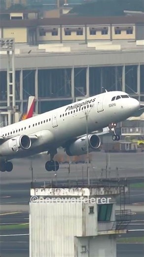 PHILIPPINE AIRLINES A321-200 takeoff at Manila Airport #aviation #shorts #a321 #landing #plane