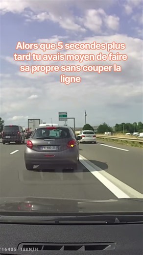 ils coupent la ligne blanche. #viralvideo #foryou #viralshorts #fyp #dashcam #car #viral