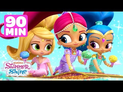Shimmer & Shine's Magic Carpet Rides! ✨ w/ Leah | 90 Minutes | Shimmer and Shine