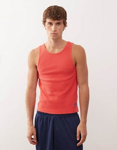 COLLUSION ribbed muscle tank top in red | ASOS