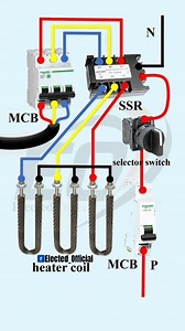 100K views · 575 reactions | Three Phase SSR and heater connection diagram #Elected_Official #TechTutorial #electricaltips #lifehacks #electrician #electronicsengineering #Automation #CircuitDiagram #Industrial | 퐄퐥퐞퐜퐭퐞퐝 퐎퐟퐟퐢퐜퐢퐚퐥 | Facebook