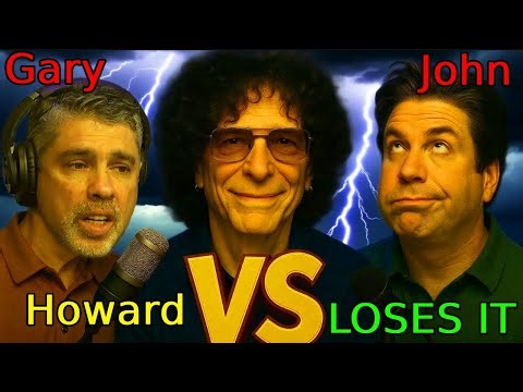 Howard Stern LOSES IT on Gary & John – The Fight That Shook the Studio!