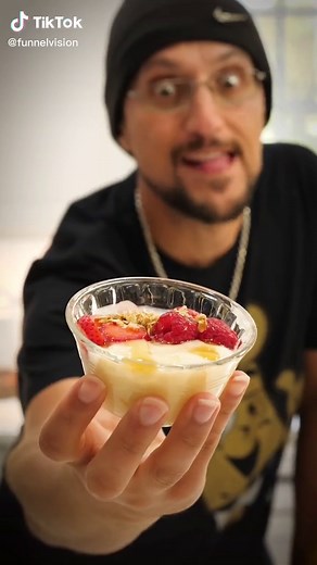 Frozen Yogurt Sandwich Recipe | Funnel Parfait