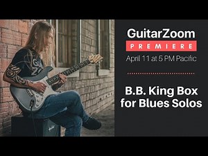 B.B. King Box for Blues Solos with Steve Stine
