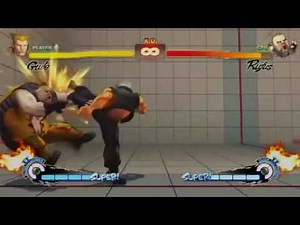SUPER STREET FIGHTER 4 - Guile Combo Exhibition