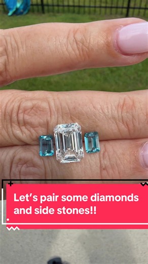 Pairing Diamonds and Side Stones for Three-Stone Rings