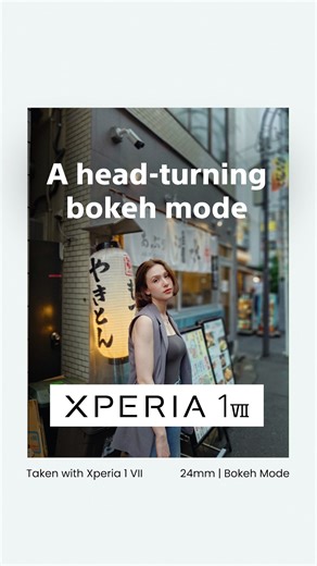 🌙【Xperia 1 VII｜夜晚人像，更迷人】 從低光場景到霓虹夢境，Xperia 1 VII 優化了人像的背景散焦模式（Bokeh Mode），不僅帶來自然柔和的背景虛化，還能精準呈現真實膚色，讓每位主角都閃耀動人。夜晚人像攝影，就該這麼簡單又好看。 📸 攝影：Kohki Yamaguchi #SonyXperia #Xperia1VII #Bokeh #PortraitPhotography #TakenWithXperia #夜拍人像新體驗 | Sony - Xperia Taiwan