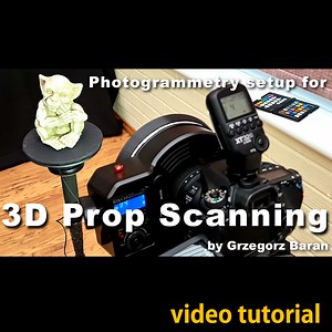 Photogrammetry equipment for indoor 3D prop scanning