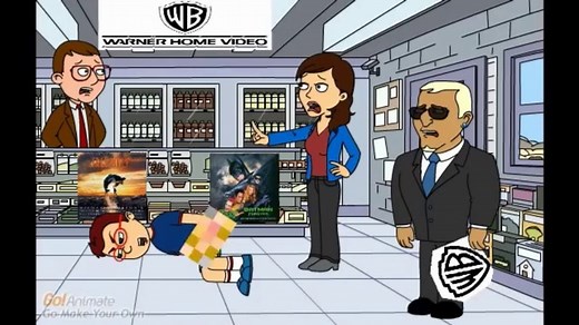 Eric Misbehaves at the Warner Brothers Soundtrack Store and gets Grounded